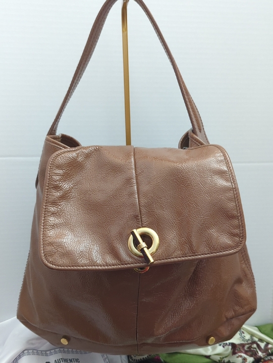 Yves Saint Laurent Handbags - Yves Saint Laurent Leather Hobo Handbag (COA Incld)